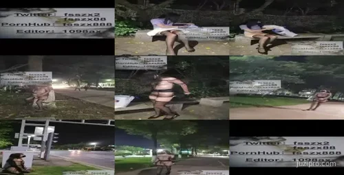 推特网红冯珊珊户外透视魅力-截图2