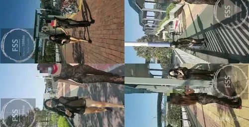 推特网红冯珊珊户外展示高清视频