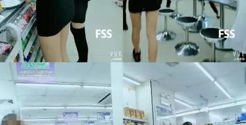 冯珊珊户外穿搭挑战 商店购物之旅