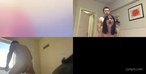 男子与美女互动的搞笑自拍