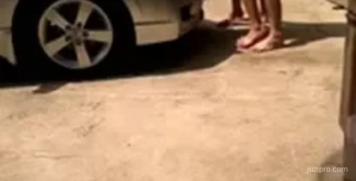 白天院子里的车前争执，场面激烈