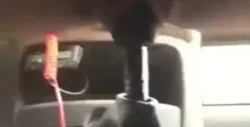 使用汽车控制杆自我愉悦