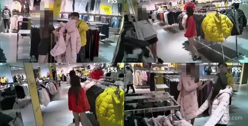 网红冯珊珊户外展示衣服买任务