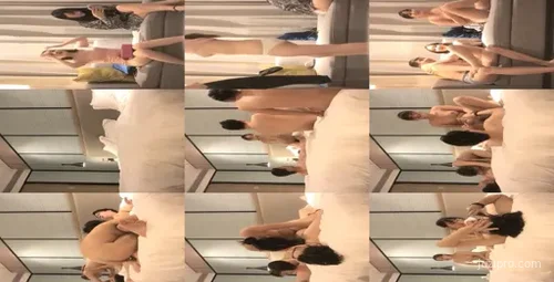 4P极品外围小姐姐，粉嫩漂亮同床竞技劲爆-截图2